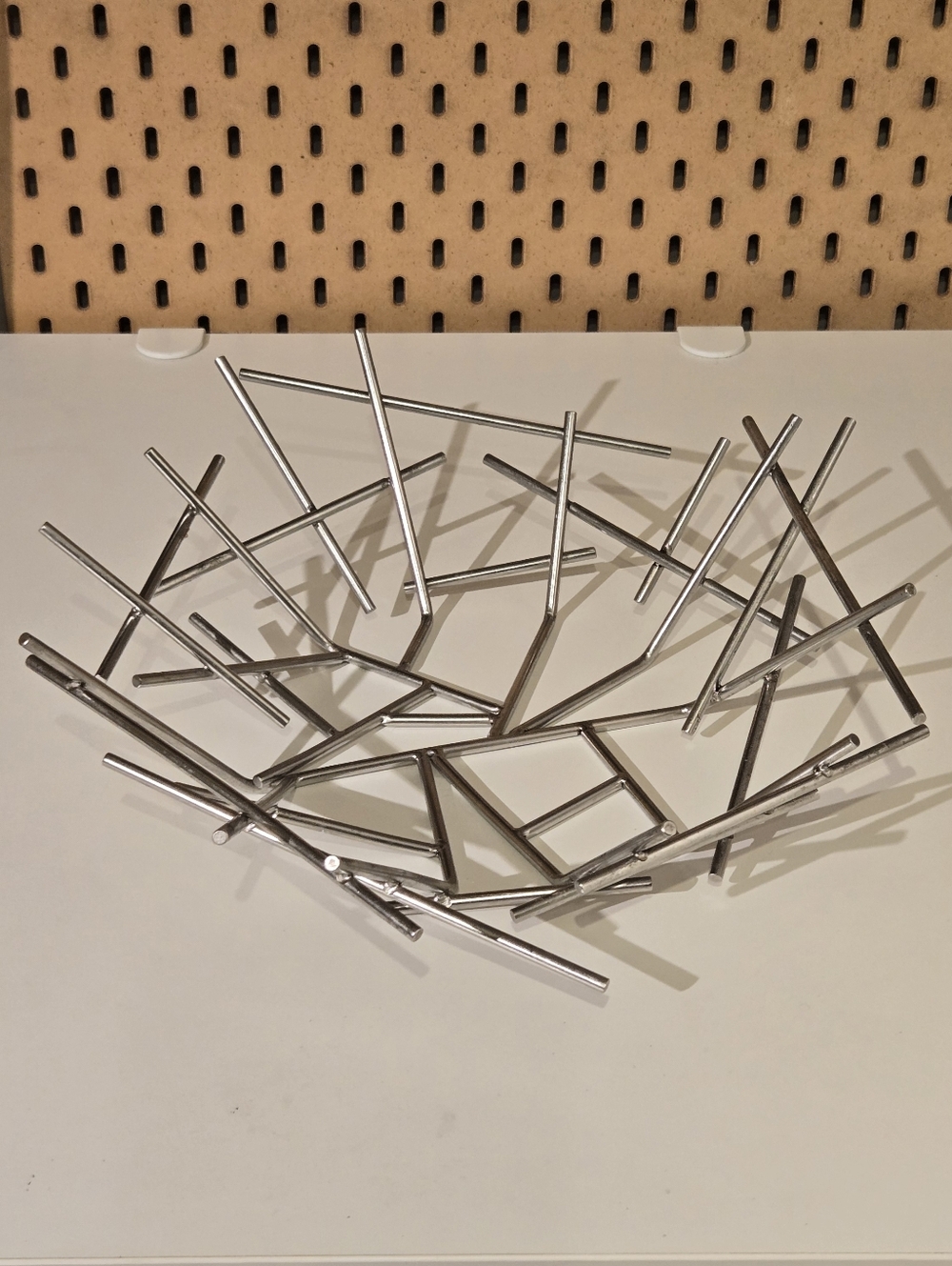 Alessi BLOW UP Fruit Basket Brutalist Stainless Steel Italy 04' Fratelli Campana